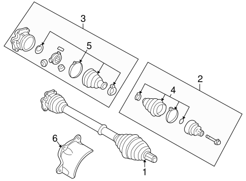 A4 DRIVE AXLES