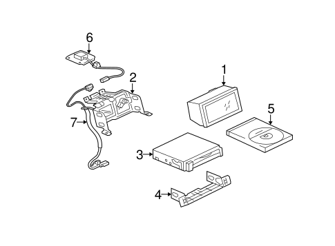 Endeavor NAVIGATION SYSTEM COMPONENTS