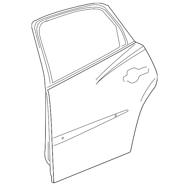 89023969 Деталь DOOR SHELL, RIGHT