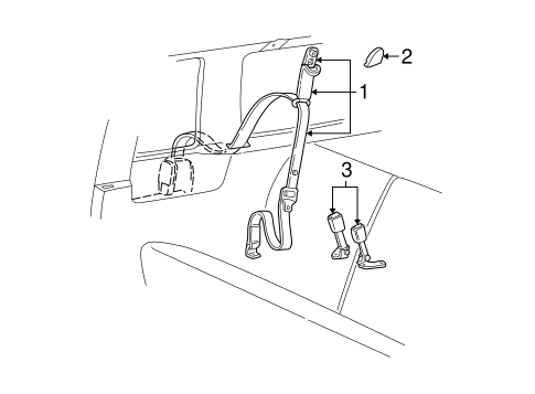 Explorer REAR SEAT BELTS