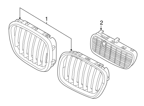 X5 GRILLE & COMPONENTS