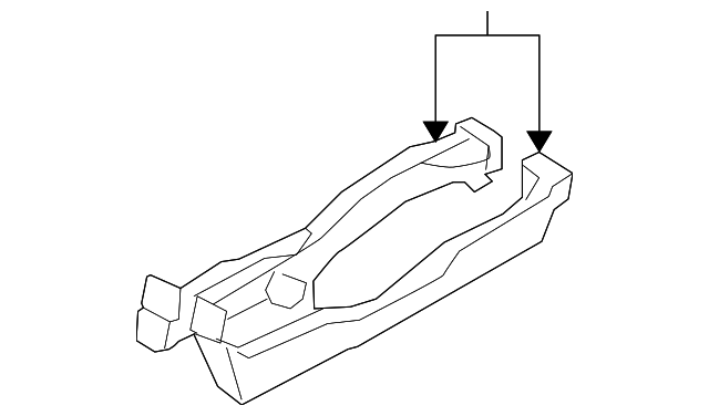 97060-2J100 Деталь REAR DUCT, LEFT