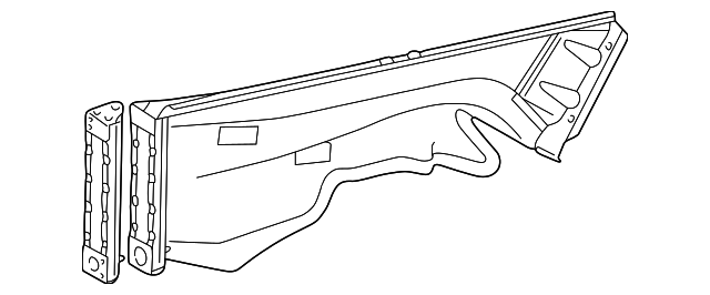 463-620-23-50 Деталь WHEELHOUSE ASSY, RIGHT