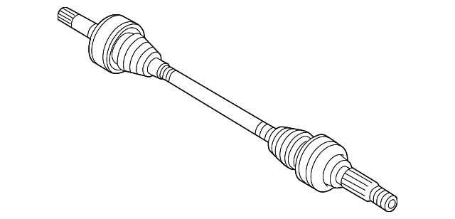 7P0-501-201-G AXLE ASSY, LEFT