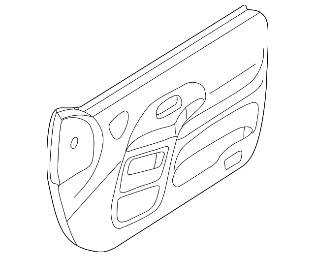 80900-7B012 Деталь DOOR TRIM PANEL, RIGHT