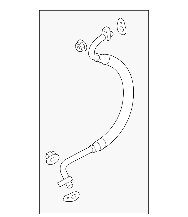 BC3Z-19867-D Деталь RETURN LINE ASSY