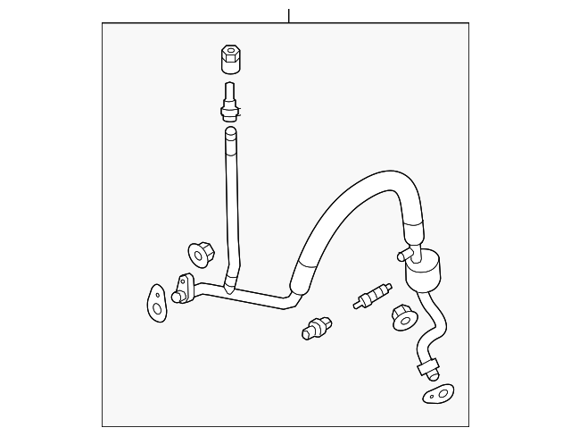 BC3Z-19972-D Деталь HOSE & TUBE ASSY