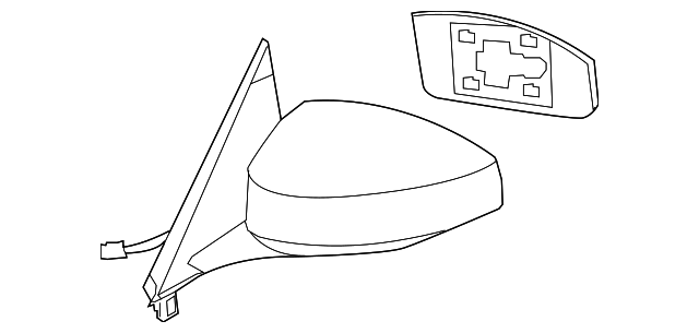 K6301AM805 Деталь MIRROR ASSY, RIGHT
