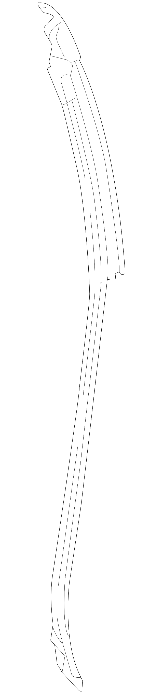 15298667 Деталь WEATHERSTRIP, LEFT