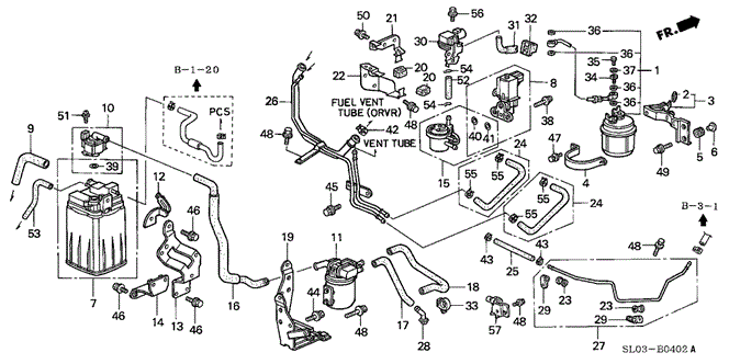 NSX CANISTER - FUEL STRAINER (3)
