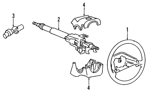 B9 Tribeca STEERING COLUMN