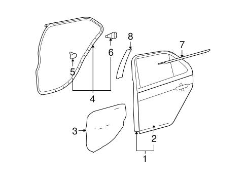 Yaris DOOR & COMPONENTS