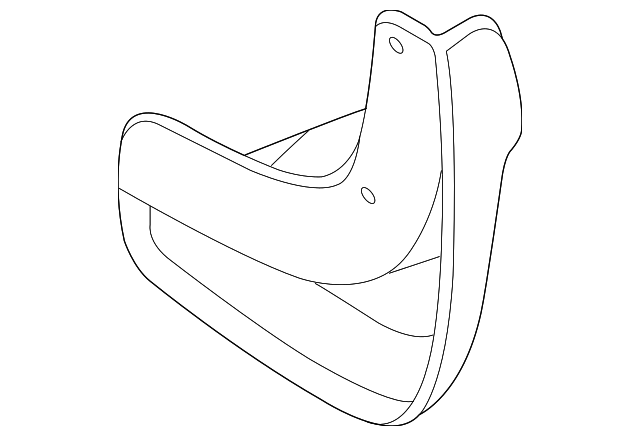 7224085Z10 Деталь MUD GUARD, LEFT