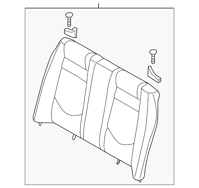 89300-1M321AF7 Деталь SEAT BACK ASSY
