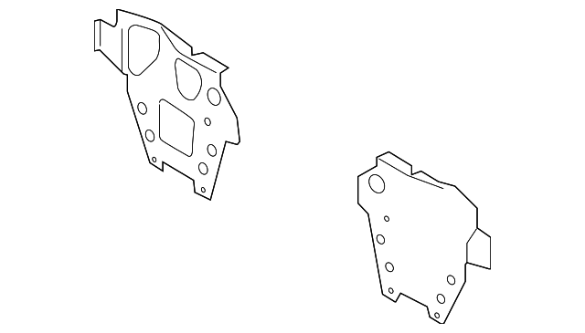 3M5Z-17C914-A Деталь BUMPER BRACKET, LEFT