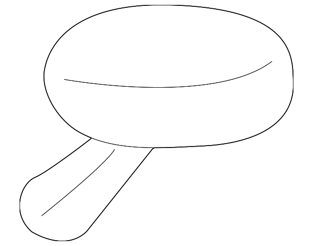1BN91P61AA Деталь MIRROR, LEFT