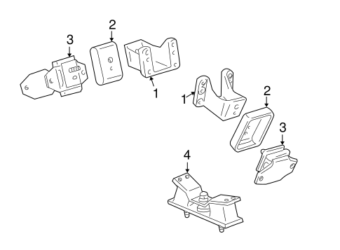 Land Cruiser ENGINE & TRANS MOUNTING