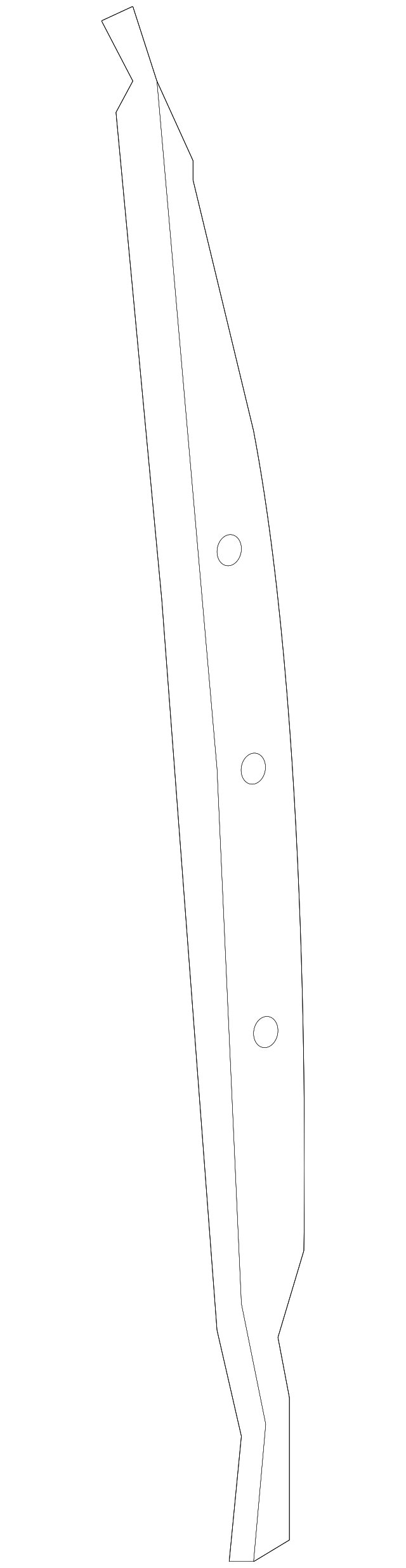 22985614 Деталь FRONT W'STRIP, LEFT