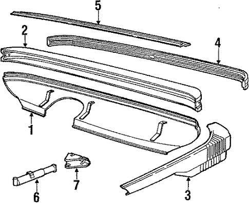 735i REAR BUMPER
