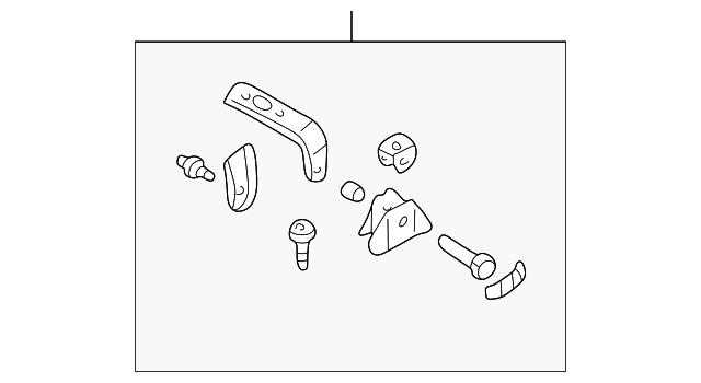 LE435757X72 Деталь HINGE ASSY, LEFT