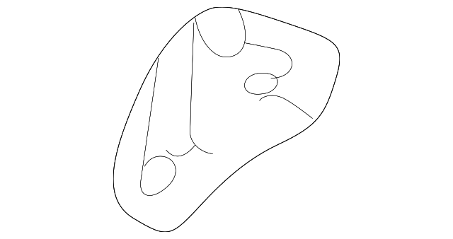 LC6257076A72 Деталь HINGE COVER, RIGHT