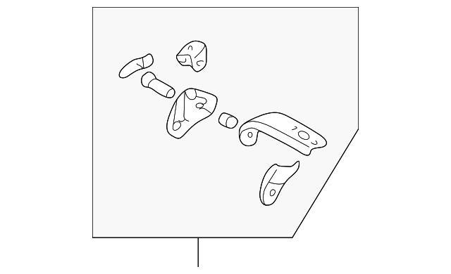 LC625756XC72 Деталь HINGE ASSY, RIGHT