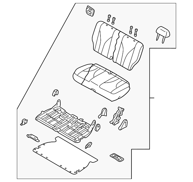 LE44-57-30XC-80 Деталь SEAT ASSY