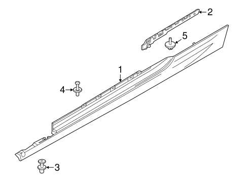 M6 EXTERIOR TRIM - PILLARS 2