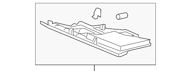 77345-TX4-A01ZA Деталь COVER ASSY., PASSENGER (LOWER)*YR436L* (