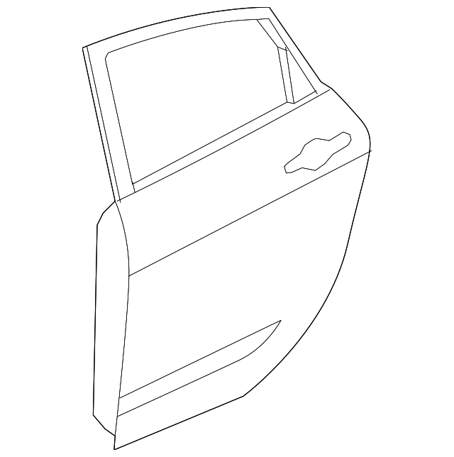68248179AC Деталь DOOR SHELL, LEFT
