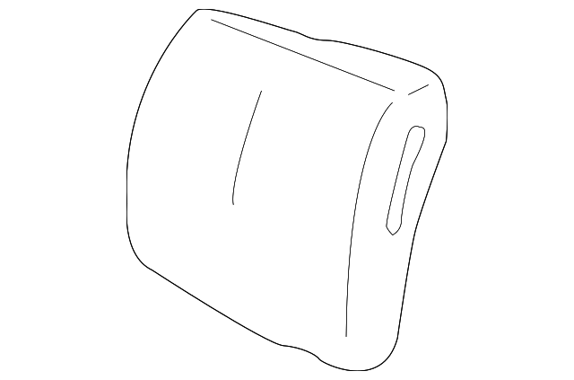 16817015 SEAT BACK COVER, LEFT