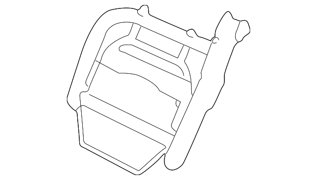 16816295 SEAT BACK FRAME, LEFT
