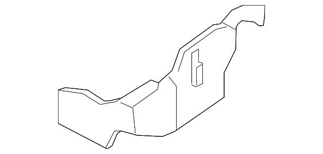 8L8Z-16103-A Деталь SPLASH SHIELD, LEFT