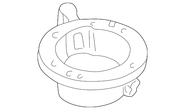 5L8Z-18515-AA BLOWER COVER