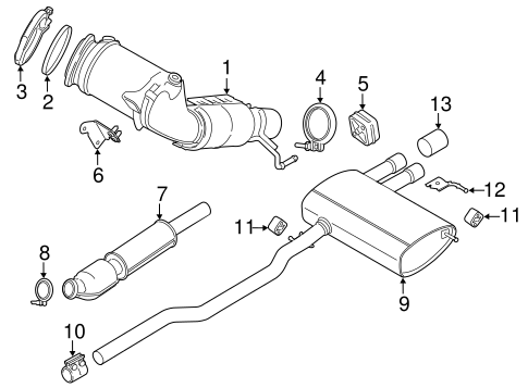 Cooper EXHAUST COMPONENTS