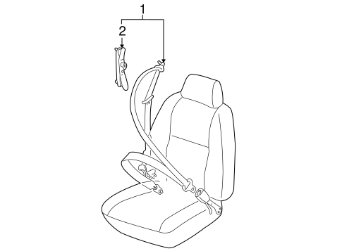 Impreza FRONT SEAT BELTS