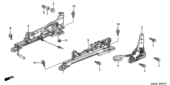 INTERIOR / BUMPER/SEAT COMPONENTS (L.) for 2001 Honda S2000 #1