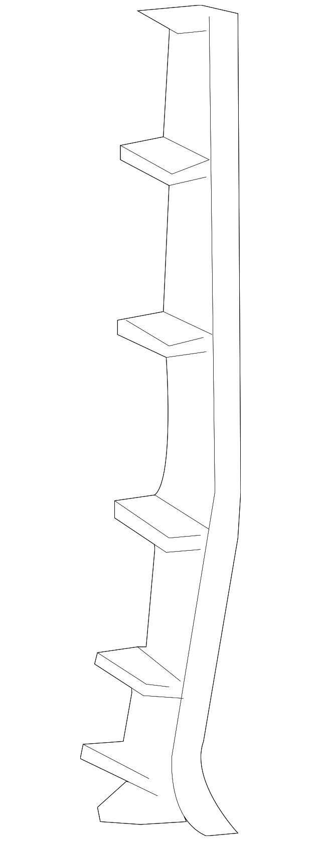 YC3Z7841654AA Деталь WEATHERSTRIP