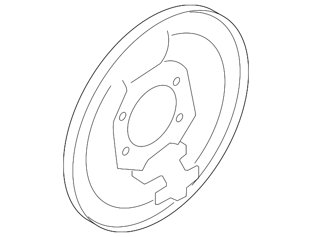 26704FG040 Деталь BACKING PLATE, RIGHT