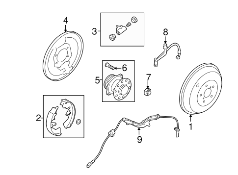 Impreza BRAKE COMPONENTS 3