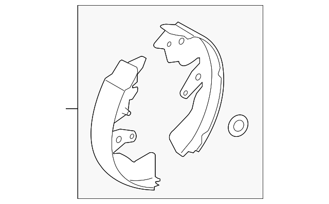26694FG000 Деталь BRAKE SHOES