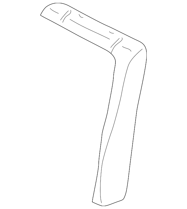 71551-02030 Деталь SEAT BACK PAD, RIGHT