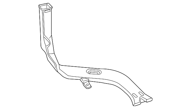 68103154AA Деталь FLOOR DUCT, LEFT