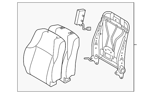71430-3G580-B4 Деталь SEAT BACK ASSY, RIGHT