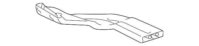 87212-12110 Деталь LOWER AIR DUCT, RIGHT