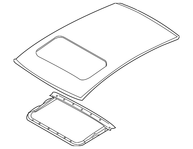 G31121CAAA Деталь ROOF PANEL
