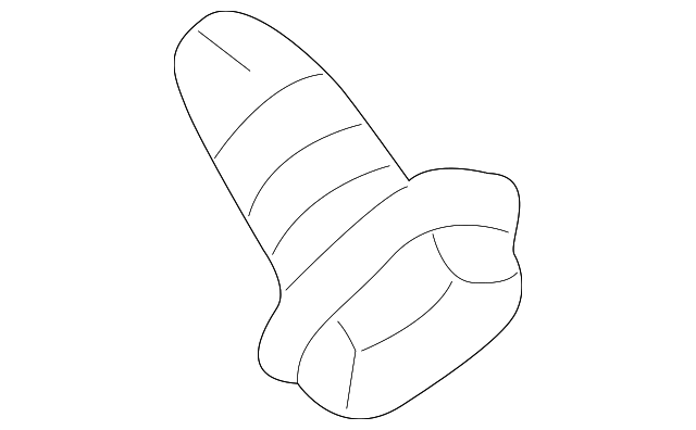 MB692000 Деталь UPPER QTR TRIM CLIP, RIGHT