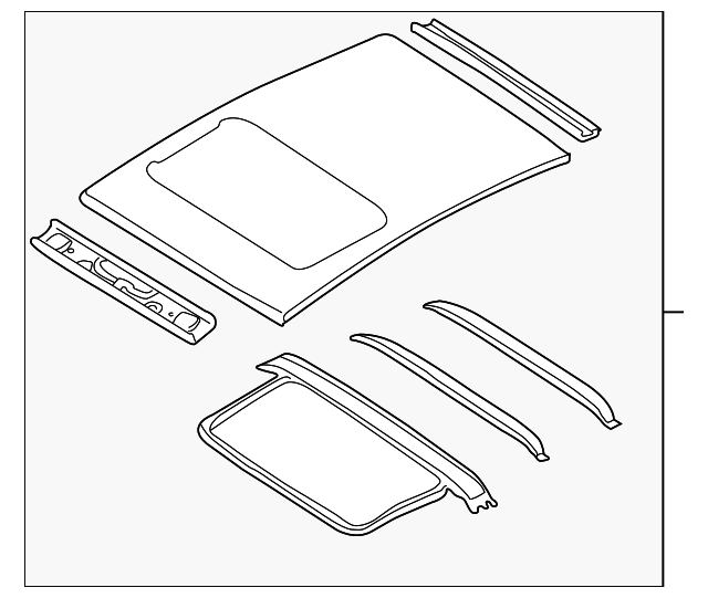 73100AR035 Деталь ROOF ASSY