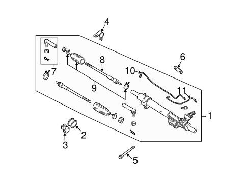 QX56 STEERING GEAR & LINKAGE 2
