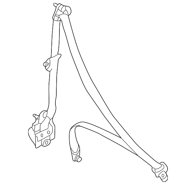 BL8D-57-L30B-05 Деталь FRONT BELT ASSY, RIGHT